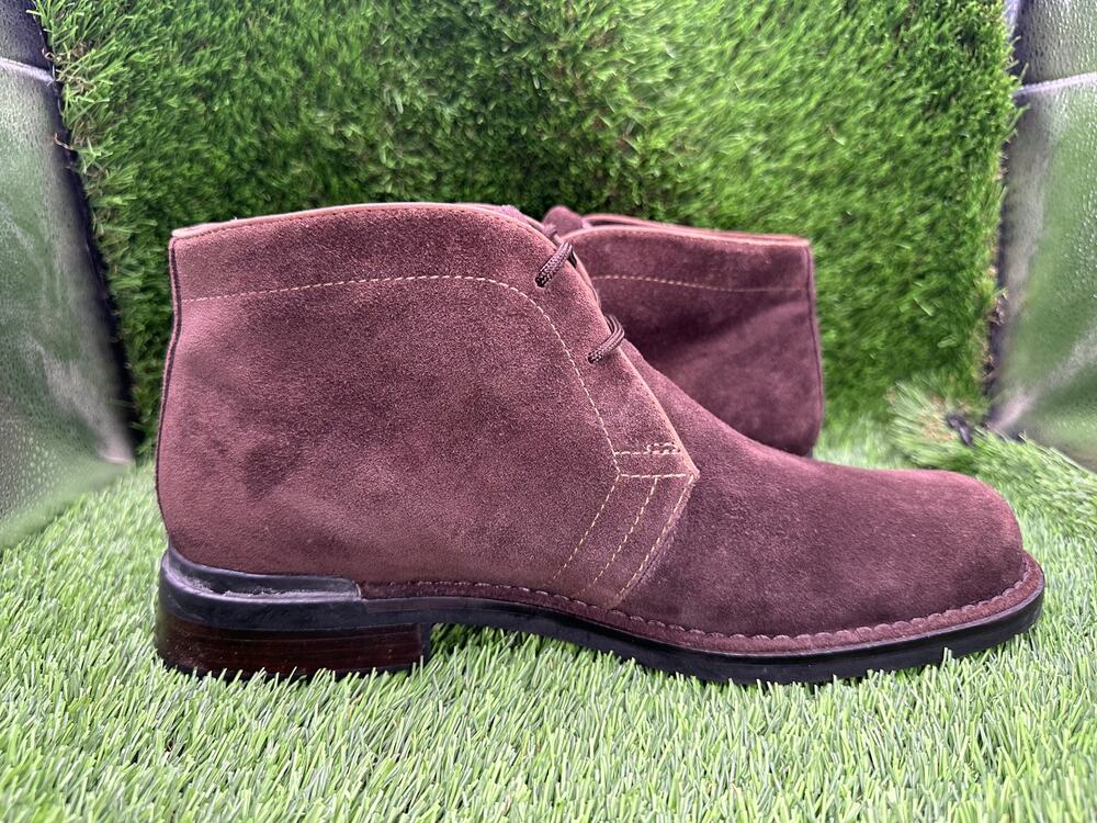 Timberland 86564 Chukka Boot Men's 10 Brown Suede Leather Lace-Up Preppy Ankle